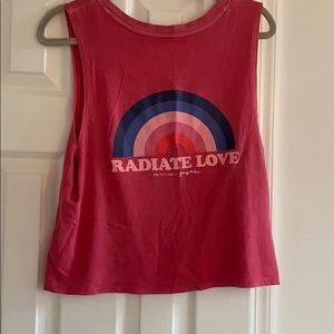 Spiritual Gangster “radiate love” tank top